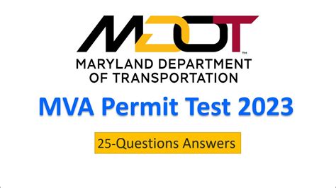 mva permit practice test 25 questions